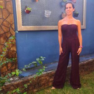 Macacão longo roxo – IntheStreet – tam 38