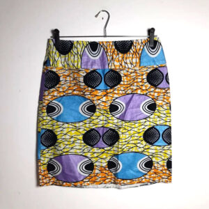 Saia estampada colorida – tam M / 38