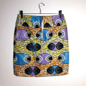 Saia estampada colorida – tam M / 38