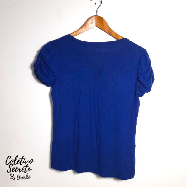 Camiseta azul - Anne Kanner - tam G - Image 2