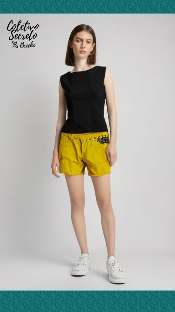 Short amarelo - Bobstore - tam 40 - Image 3