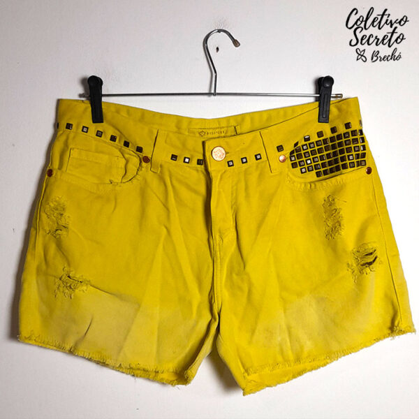 Short amarelo - Bobstore - tam 40