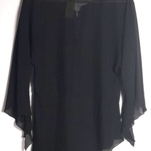 Camisa preta com transparencia – Hot Line