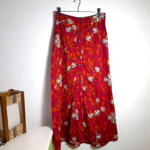 Saia longa estampada – Chiclê – tam P