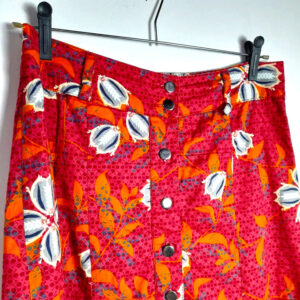 Saia longa estampada – Chiclê – tam P