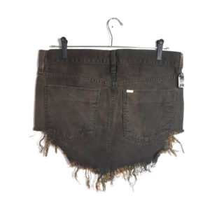 Mini Saia jeans marrom – John John – tam 40