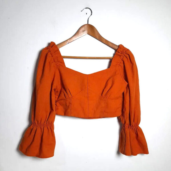 Cropped laranja - Amiche - tam M