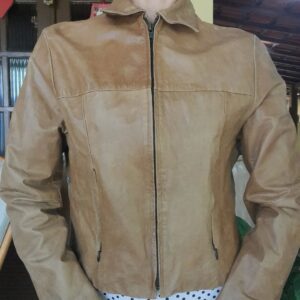 Casaco de couro – Norma Lopez – tam P