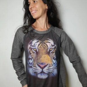 Camiseta manga comprida estampada – M. Officer – tam P