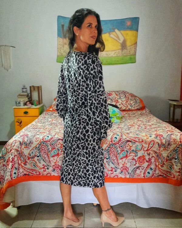 Vestido animal print - Shein - tam M - Image 2