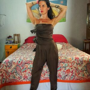 Macacão longo detalhes de laço – Vida Bela