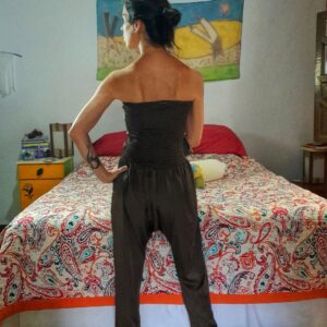 Macacão longo detalhes de laço – Vida Bela