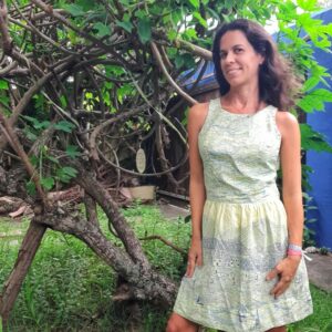 Vestido estampado – tam P