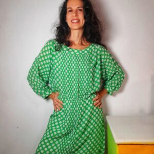 Vestido Poá verde – Bobstore – tam P
