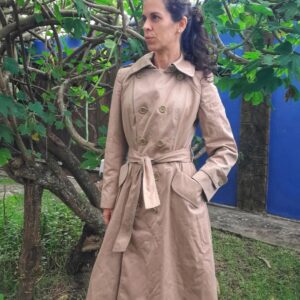 Trench Coat / Sobretudo marrom claro – P.B.D – tam P