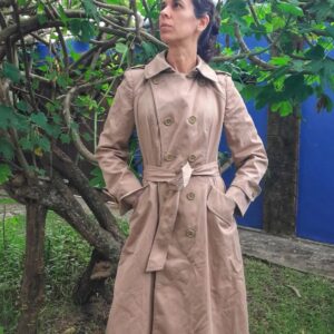 Trench Coat / Sobretudo marrom claro – P.B.D – tam P