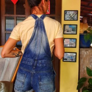 Jardineira / Macacão jeans – That’s it – tam P