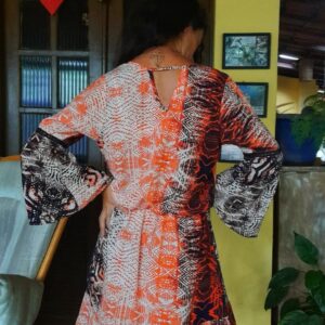 Vestido estampado – CuBo CuBo – tam G