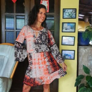 Vestido estampado – CuBo CuBo – tam G
