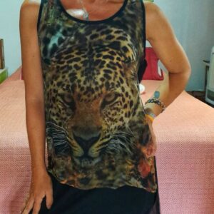 Blusa estampada onça – Pool – tam 40