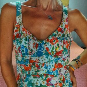 Vestido estampa de flores – Folic – tam M