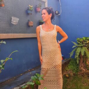 Vestido de tricô – tam M