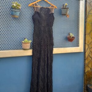 Vestido longo tule – Cappuccino