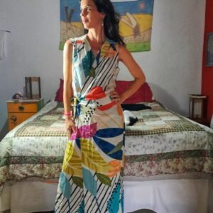 Macacão longo estampado – Frésia