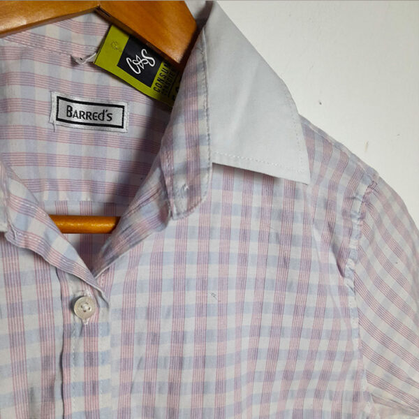 Camisa quadriculada rosa - Barred's - tam M - São João - Image 3