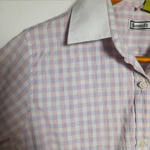 Camisa quadriculada rosa - Barred's - tam M - São João - Image 4