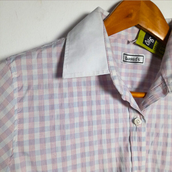 Camisa quadriculada rosa - Barred's - tam M - São João - Image 6