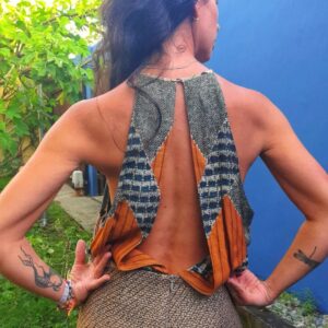 Macacão curto – Robério Sampaio – tam P