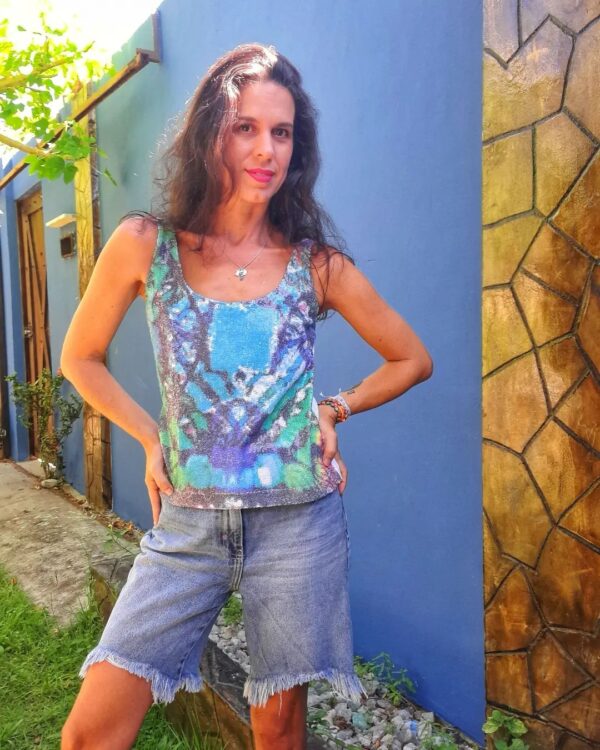 Blusa com lantejoulas - BluK - tam P - Image 2