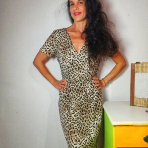 Vestido animal print – Sedução – tam M