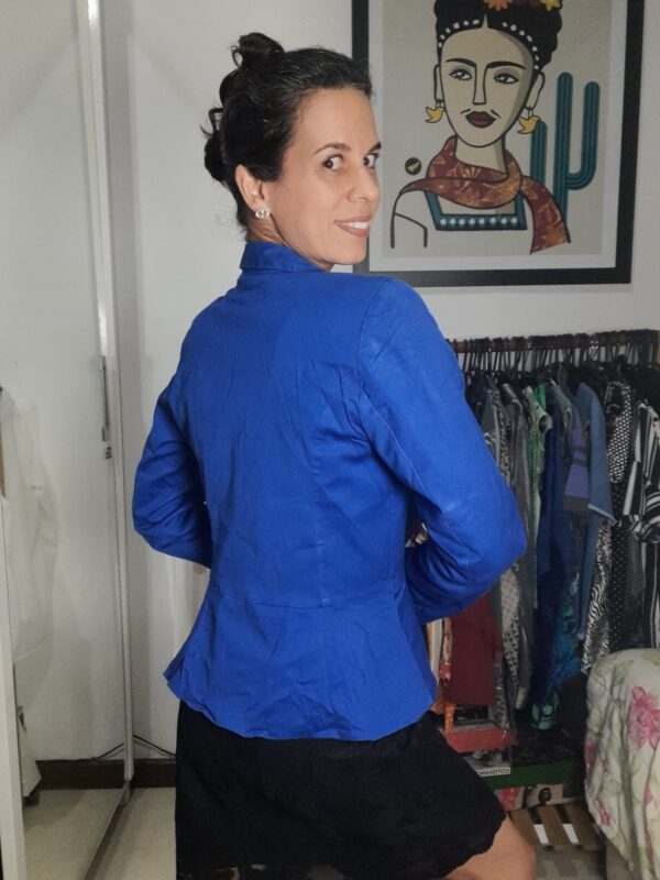 Blazer azul - Nabileira - tam G - Image 2