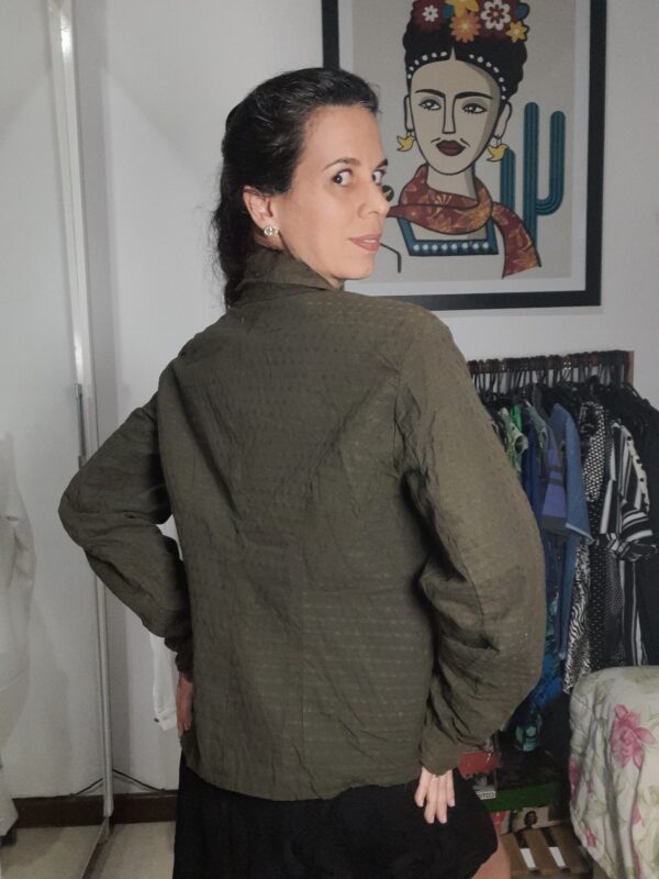 Blazer / casaco - verde musgo - Elementais - tam M - Image 6