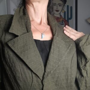 Blazer / casaco – verde musgo – Elementais – tam M