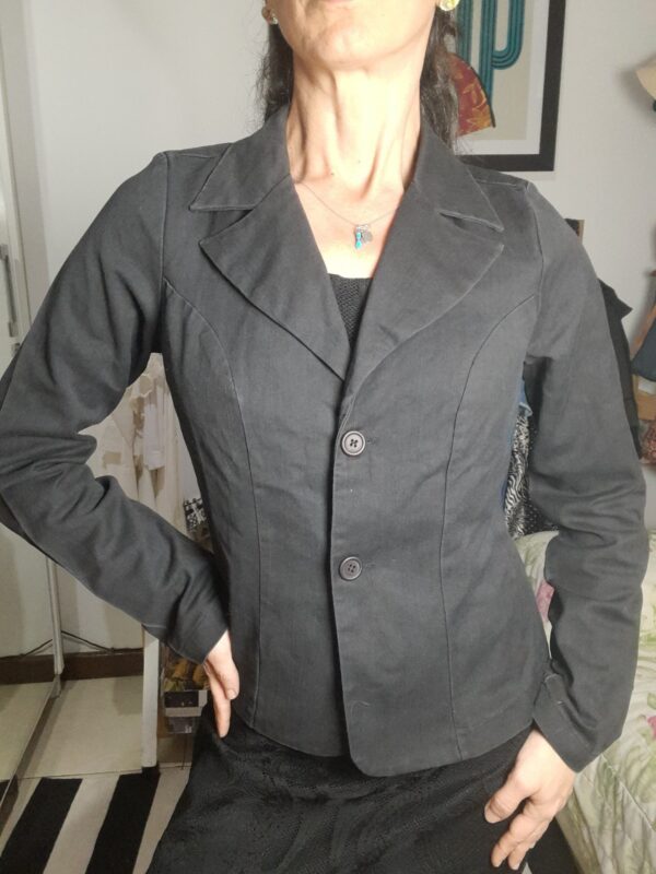 Blazer / casaco preto - Nakepe - tam P - Image 4