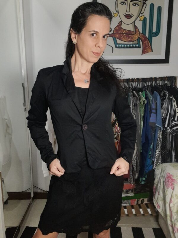 Blazer preto - Clock House - tam 40