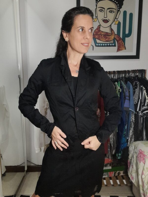 Blazer preto - Clock House - tam 40 - Image 6