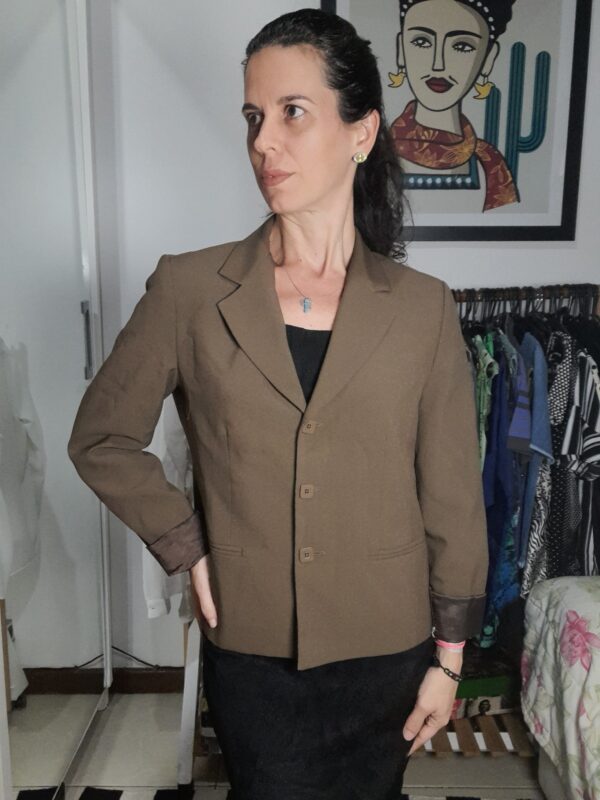 Blazer marrom - P.A Concept - tam 42 - Image 6