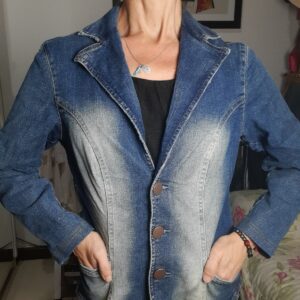 Jaqueta / blazer jeans – Frutacor – tam 42