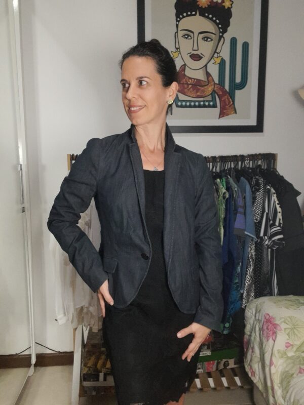 Casaco / blazer jeans - Zara - tam M