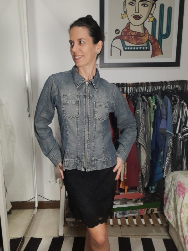 Jaqueta / Blazer jeans - Costume - tam G - Image 6