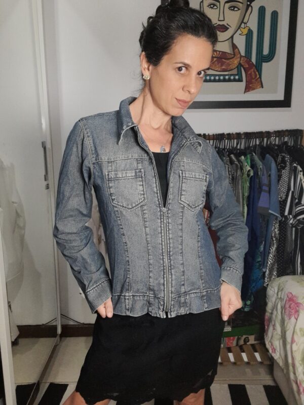 Jaqueta / Blazer jeans - Costume - tam G - Image 4