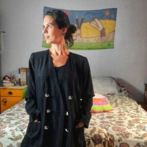 Blazer preto com ombreira – Worthington – tam G