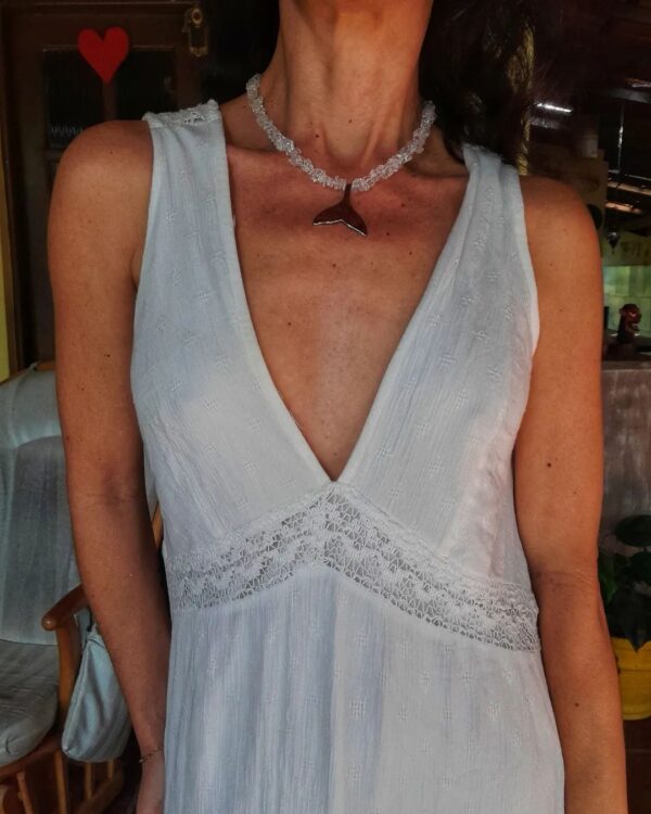 Vestido branco - tam M - Image 5