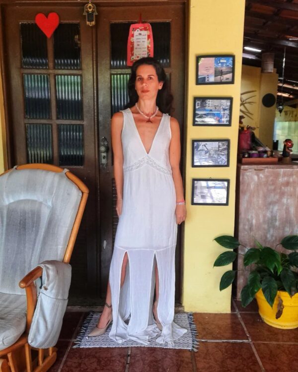 Vestido branco - tam M - Image 3