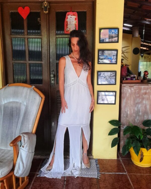 Vestido branco - tam M - Image 2