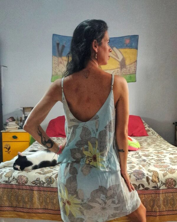 Vestido estampado - Dress - tam M - Image 3